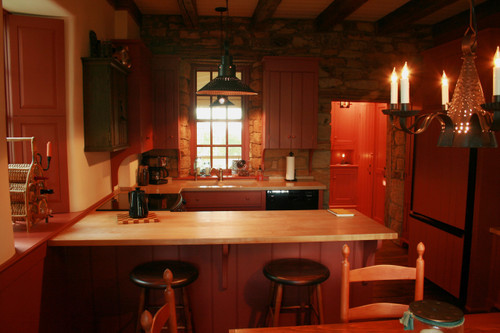 Dining and kitchen