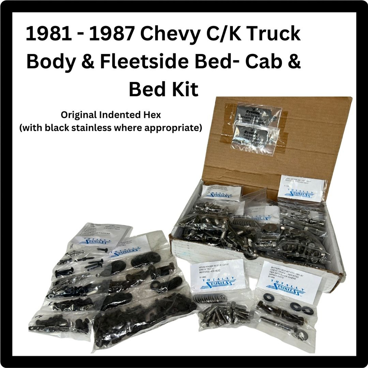 Chevy Full Size Chevy Truck Parts 1973 to 1987 Body Bolt Kits