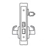 BM23-VL-03 Arrow Mortise Lock BM Series Vestibule Lever with Ventura Design in Bright Brass