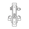 BM27-VL-26 Arrow Mortise Lock BM Series Institutional Privacy Lever with Ventura Design in Bright Chrome