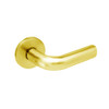 BM08-NL-03 Arrow Mortise Lock BM Series Single Dummy Lever with Neo Design in Bright Brass