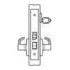 BM23-BRL-04 Arrow Mortise Lock BM Series Vestibule Lever with Broadway Design in Satin Brass