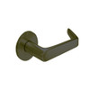 BM01-XL-10B Arrow Mortise Lock BM Series Passage Lever with Xavier Design in Oil Rubbed Bronze