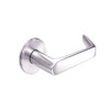 BM12-XL-32 Arrow Mortise Lock BM Series Storeroom Lever with Xavier Design in Bright Stainless Steel