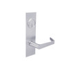 BM26-XH-26D Arrow Mortise Lock BM Series Privacy Lever with Xavier Design and H Escutcheon in Satin Chrome