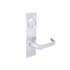BM32-XH-26 Arrow Mortise Lock BM Series Vestibule Lever with Xavier Design and H Escutcheon in Bright Chrome