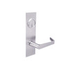 BM33-XH-32D Arrow Mortise Lock BM Series Storeroom Lever with Xavier Design and H Escutcheon in Satin Stainless Steel