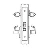 BM37-XH-04 Arrow Mortise Lock BM Series Classroom Lever with Xavier Design and H Escutcheon in Satin Brass