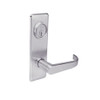 BM08-BRG-32D Arrow Mortise Lock BM Series Single Dummy Lever with Broadway Design and G Escutcheon in Satin Stainless Steel