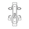 BM32-BRG-32D Arrow Mortise Lock BM Series Vestibule Lever with Broadway Design and G Escutcheon in Satin Stainless Steel