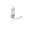 BM13-NH-32 Arrow Mortise Lock BM Series Front Door Lever with Neo Design and H Escutcheon in Bright Stainless Steel