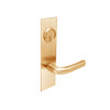 BM27-NH-10 Arrow Mortise Lock BM Series Institutional Privacy Lever with Neo Design and H Escutcheon in Satin Bronze