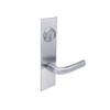 BM34-NH-26D Arrow Mortise Lock BM Series Storeroom Lever with Neo Design and H Escutcheon in Satin Chrome