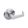 RL08-SR-26D Arrow Cylindrical Lock RL Series Single Dummy Lever with Sierra Trim Design in Satin Chrome