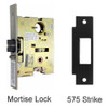 EL9875EO-US28-3 Von Duprin Mortise Lock and Strike