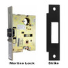 QEL9875DT-US28-3 Von Duprin Mortise Lock and Strike