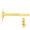 9827L-F-US3-2-RHR Von Duprin Exit Device in Bright Brass