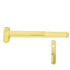 QEL9847WDC-NL-US3-3 Von Duprin Exit Device with Quiet Electric Latch in Bright Brass