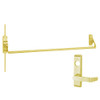 8827L-F-US3-RHR Von Duprin Exit Device in Bright Brass