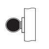 CK08-TE-04 Arrow Cylindrical Lock with Tudor Knob Design in Satin Brass