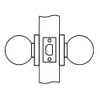CK01-BE-03 Arrow Cylindrical Lock with Ball Knob Design in Bright Brass
