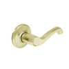 CL08-OC-04-RHR Arrow Cylindrical Lock with Orion Lever Design in Satin Brass