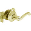 CL12-OC-03-RHR Arrow Cylindrical Lock with Orion Lever Design in Bright Brass