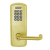 CO200-MS-70-KP-TLR-PD-606 Mortise Electronic Keypad Locks in Satin Brass