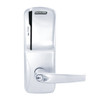 CO200-MS-70-MS-ATH-PD-625 Mortise Electronic Swipe Locks in Bright Chrome