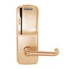 CO200-MS-70-MS-TLR-PD-612 Mortise Electronic Swipe Locks in Satin Bronze