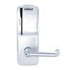 CO200-MS-50-MS-TLR-PD-625 Mortise Electronic Swipe Locks in Bright Chrome