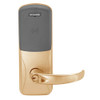 CO200-CY-70-PR-SPA-PD-612 Schlage Standalone Cylindrical Electronic Magnetic Stripe Reader Locks in Satin Bronze