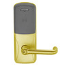 CO200-MS-70-PR-TLR-PD-606 Mortise Electronic Proximity Locks in Satin Brass