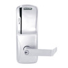 CO250-MS-70-MS-RHO-PD-625 Schlage Classroom/Storeroom Rights on Magnetic Stripe Mortise Locks in Bright Chrome
