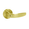 MA521P-AG-605 Falcon Mortise Locks MA Series Entry/Office with AG Lever in Bright Brass Finish