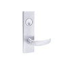 MA621P-QN-625 Falcon Mortise Locks MA Series Front Door QN Lever with Escutcheon Style in Bright Chrome Finish