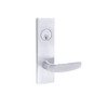 MA621P-AN-625 Falcon Mortise Locks MA Series Front Door AN Lever with Escutcheon Style in Bright Chrome Finish