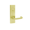 MA521P-SN-606 Falcon Mortise Locks MA Series Entry/Office SN Lever with Escutcheon Style in Satin Brass Finish