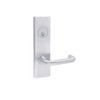 MA531P-SN-625 Falcon Mortise Locks MA Series Apartment Corridor SN Lever with Escutcheon Style in Bright Chrome Finish