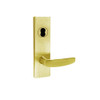 MA521BD-AN-606 Falcon Mortise Locks MA Series Entry/Office AN Lever with Escutcheon Style in Satin Brass Finish