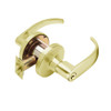 T511PD-Q-606 Falcon T Series Cylindrical Entry/Office Lock with Quantum Lever Style in Satin Brass Finish