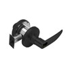 T351BD-A-622 Falcon T Series Cylindrical Closet Lock with Avalon Lever Style Prepped for SFIC in Matte Black Finish