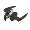 T381BD-A-613 Falcon T Series Cylindrical Exit Security Lock with Avalon Lever Style Prepped for SFIC in Oil Rubbed Bronze Finish