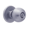 X511PD-HG-626 Falcon X Series Cylindrical Entry/Office Lock with Hana-Gala Knob Style in Satin Chrome Finish