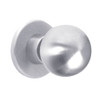 X12-HG-625 Falcon X Series Cylindrical Single Dummy Trim with Hana-Gala Knob Style in Bright Chrome Finish