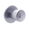 X501PD-EY-625 Falcon X Series Cylindrical Entry Lock with Elite-York Knob Style in Bright Chrome Finish