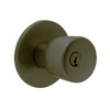 X511PD-EY-613 Falcon X Series Cylindrical Entry/Office Lock with Elite-York Knob Style in Oil Rubbed Bronze Finish
