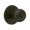 X571PD-TY-613 Falcon X Series Cylindrical Dormitory Lock with Troy-York Knob Style in Oil Rubbed Bronze Finish