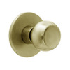 X301S-TY-606 Falcon X Series Cylindrical Privacy Lock with Troy-York Knob Style in Satin Brass Finish