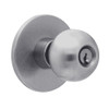 X501PD-HY-626 Falcon X Series Cylindrical Entry Lock with Hana-York Knob Style in Satin Chrome Finish